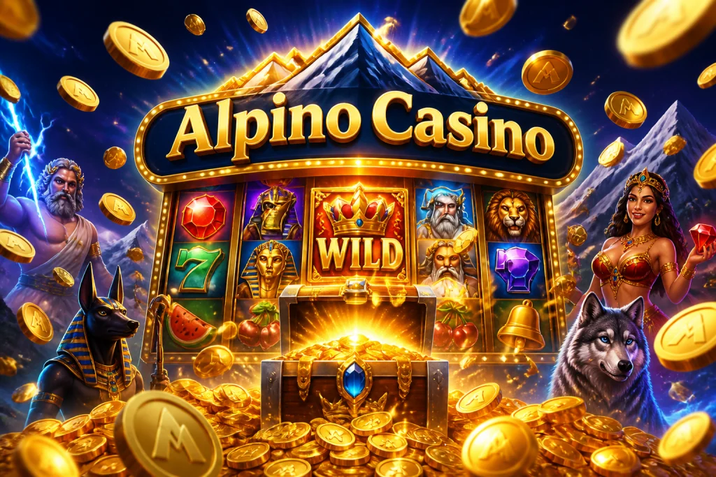 Slot Alpino Casino con jackpot e pioggia di monete d'oro